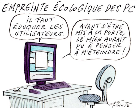 Dessin: Comment réduire l’empreinte écologique du poste de travail ?